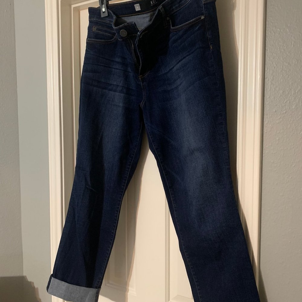 EUC Kut from the Kloth Catherine Boyfriend Jean - 14